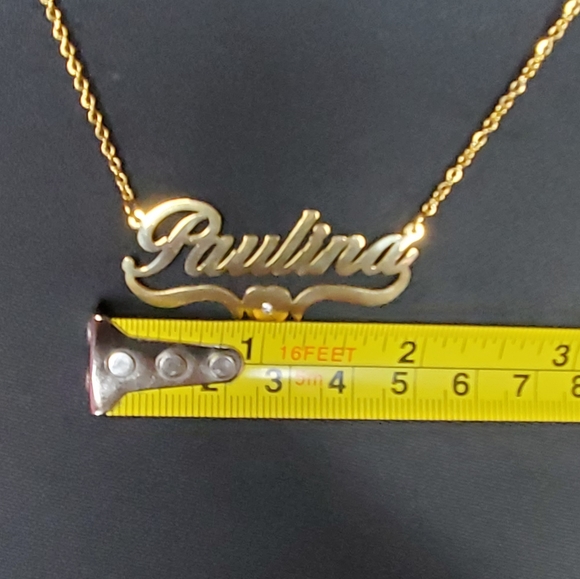 Necklace with name Paulina, heart design - Picture 7 of 9